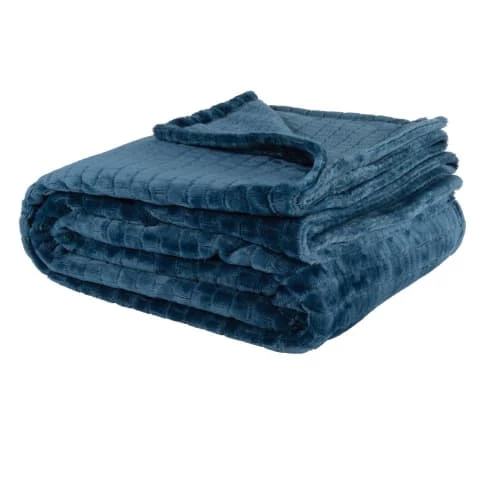 Maisons Du Monde Plaids Plaid Doux Imitation Flanelle Bleu Marine 150x230 3 Maisons Du Monde Plaids Plaid Doux Imitation Flanelle Bleu Marine 150x230