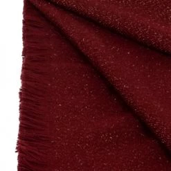 Maisons Du Monde Plaids Plaid Doux Rouge Avec Paillettes Dorées 130x170 -Plaids Soldes plaid doux rouge avec paillettes dorees 130x170 1000 0 10 228667 3