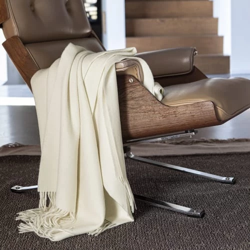 Alexandre Turpault Plaids Plaid En Alpaga Ecru 130x180 3 Alexandre Turpault Plaids Plaid En Alpaga Ecru 130x180