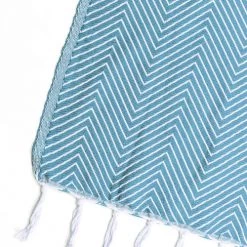 Febronie Plaids Plaid En Coton 130x170 Bleu Pétrole -Plaids Soldes plaid en coton 130x170 bleu petrole 8