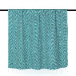 Febronie Plaids Plaid En Coton 130x170 Cm Kaki -Plaids Soldes plaid en coton 130x170 cm kaki 3