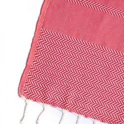 Febronie Plaids Plaid En Coton 130x170 Rouge 10 Febronie Plaids Plaid En Coton 130x170 Rouge -Plaids Soldes plaid en coton 130x170 rouge 2