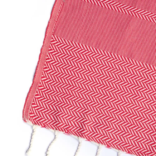 Febronie Plaids Plaid En Coton 130x170 Rouge 5 Febronie Plaids Plaid En Coton 130x170 Rouge – Image 3