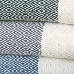 Febronie Plaids Plaid En Coton 160x250 Gris Moyen Et écru -Plaids Soldes plaid en coton 160x250 gris moyen et ecru 5