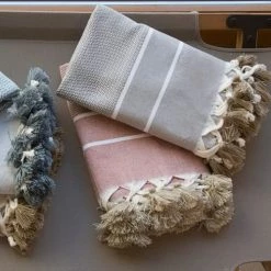 Febronie Plaids Plaid En Coton 160x250 Terracotta -Plaids Soldes plaid en coton 160x250 terracotta 16