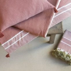 Febronie Plaids Plaid En Coton 160x250 Terracotta -Plaids Soldes plaid en coton 160x250 terracotta 17