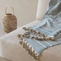 Febronie Plaids Plaid En Coton 160x250 Vert Kaki 13 Febronie Plaids Plaid En Coton 160x250 Vert Kaki -Plaids Soldes plaid en coton 160x250 vert kaki 5