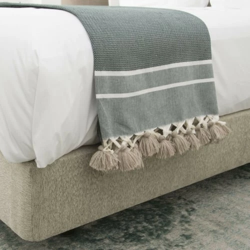 Febronie Plaids Plaid En Coton 160x250 Vert Kaki 3 Febronie Plaids Plaid En Coton 160x250 Vert Kaki