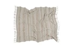 Lorena Canals Plaids Plaid En Coton Beige 125x150 -Plaids Soldes plaid en coton beige 125x150 6