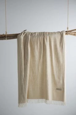 Naf Naf Plaids Plaid En Coton Beige 130x170