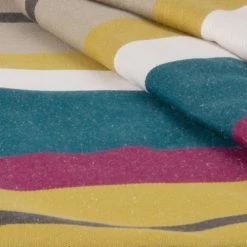 Maisons Du Monde Plaids Plaid En Coton Biologique Multicolore, 160x210 -Plaids Soldes plaid en coton biologique multicolore 160x210 1000 6 15 224695 3