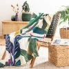 Maisons Du Monde Plaids Plaid En Coton Imprimé Multicolore,130x170 -Plaids Soldes plaid en coton imprime multicolore 130x170 1000 12 10 224157 1