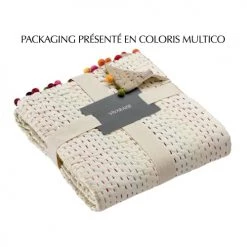 Vivaraise Plaids Plaid En Coton Multico 140 X 200 -Plaids Soldes plaid en coton multico 140 x 200 3