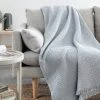Maisons Du Monde Plaids Plaid En Coton Nid D'abeille Gris Anthracite 160x210 -Plaids Soldes plaid en coton nid d abeille gris anthracite 160x210 1000 12 27 224871 1