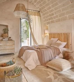 Maisons Du Monde Plaids Plaid En Coton Recyclé Taupe Avec Pompons 160x210 -Plaids Soldes plaid en coton recycle taupe avec pompons 160x210 1000 5 10 223419 1