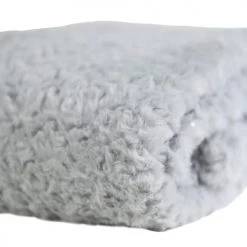 Sensei Maison Plaids Plaid En Fausse Fourrure Gris Perle 130x170 Cm -Plaids Soldes plaid en fausse fourrure gris perle 130x170 cm 2