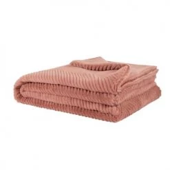 Maisons Du Monde Plaids Plaid En Fausse Fourrure Rose 150x180 -Plaids Soldes plaid en fausse fourrure rose 150x180 1000 1 9 197711 2