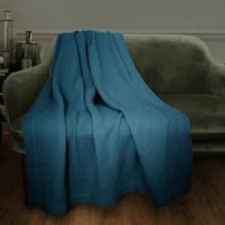 Blanc Cerise Plaids Plaid En Gaze De Coton 130x170 Cm Blanc Craie -Plaids Soldes plaid en gaze de coton 130x170 cm bleu paon 7