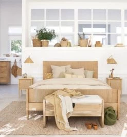 Maisons Du Monde Plaids Plaid En Gaze De Coton Et Lin Jaune Sable 160x210 -Plaids Soldes plaid en gaze de coton et lin jaune sable 160x210 1000 4 6 222636 4