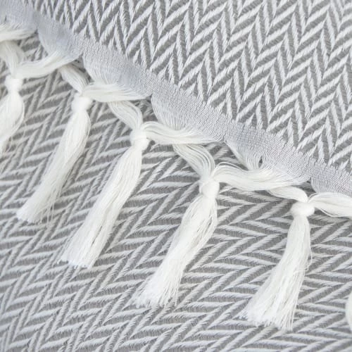 Febronie Plaids Plaid En Laine 130x170 Gris Chiné 6 Febronie Plaids Plaid En Laine 130x170 Gris Chiné – Image 4