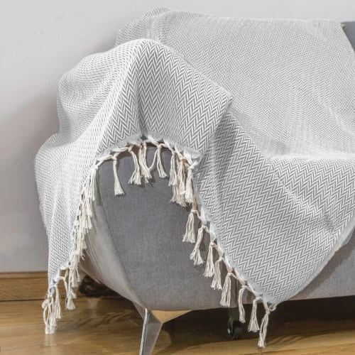 Febronie Plaids Plaid En Laine 130x170 Gris Chiné 3 Febronie Plaids Plaid En Laine 130x170 Gris Chiné