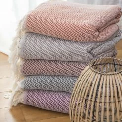 Febronie Plaids Plaid En Laine 130x170 Orange -Plaids Soldes plaid en laine 130x170 orange 5