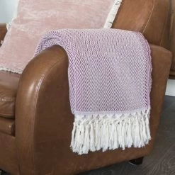 Febronie Plaids Plaid En Laine 130x170 Rose Fuschia -Plaids Soldes plaid en laine 130x170 rose fuschia 5