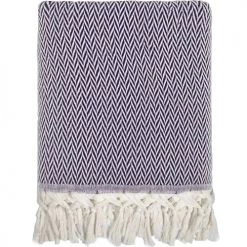 Febronie Plaids Plaid En Laine 160x250 Aubergine -Plaids Soldes plaid en laine 160x250 aubergine 1