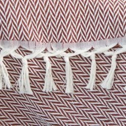 Febronie Plaids Plaid En Laine 160x250 Brique -Plaids Soldes plaid en laine 160x250 brique 4