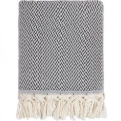 Febronie Plaids Plaid En Laine 160x250 Noir -Plaids Soldes plaid en laine 160x250 noir 1