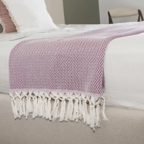 Febronie Plaids Plaid En Laine 160x250 Rose Fuschia 7 Febronie Plaids Plaid En Laine 160x250 Rose Fuschia – Image 5