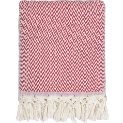 Febronie Plaids Plaid En Laine 160x250 Rouge 4 Febronie Plaids Plaid En Laine 160x250 Rouge – Image 2