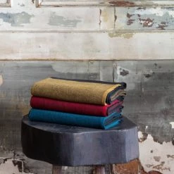 Le Jacquard Français Plaids Plaid En Laine Prune 150 X 200 -Plaids Soldes plaid en laine prune 150 x 200 3