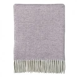 Malagoon Plaids Plaid En Laine Recyclée Double Face Violet Magique 131x170 -Plaids Soldes plaid en laine recyclee double face violet magique 131x170 4