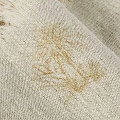 Maisons Du Monde Plaids Plaid En Lin Et Coton écrus Palmiers Tissés Jaune Moutarde 160x210 -Plaids Soldes plaid en lin et coton ecrus palmiers tisses jaune moutarde 160x210 1000 3 2 222550 3