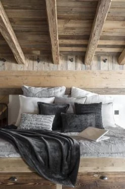 Vivaraise Plaids Plaid En Polyester Gris 150 X 200 -Plaids Soldes plaid en polyester asphalte 150 x 200 11