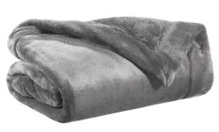 Vivaraise Plaids Plaid En Polyester Gris 150 X 200 -Plaids Soldes plaid en polyester gris 150 x 200 2