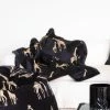 MX HOME Plaids Plaid En Velours Noir Avec Girafes Brodées 1 MX HOME Plaids Plaid En Velours Noir Avec Girafes Brodées -Plaids Soldes plaid en velours noir avec girafes brodees