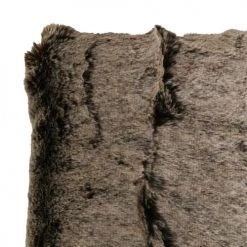 Sensei Maison Plaids Plaid Fausse Fourrure Ecru 130x170 Cm -Plaids Soldes plaid fausse fourrure ecru 130x170 cm 3