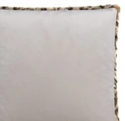 Magma Plaids Plaid Fausse Fourrure Leopard Avec Doublure Unie 200x150 -Plaids Soldes plaid fausse fourrure leopard avec doublure unie 200x150 5