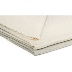 Brun De Vian-Tiran Plaids Plaid Fin Doux En Laine Beige Clair 150x200 Cm -Plaids Soldes plaid fin doux en laine beige clair 150x200 cm 2