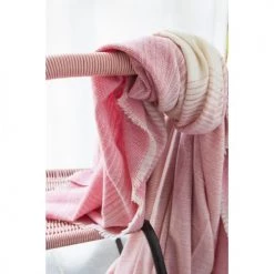 Brun De Vian-Tiran Plaids Plaid Fin Doux En Laine Corail 150x200 Cm -Plaids Soldes plaid fin doux en laine corail 150x200 cm 4