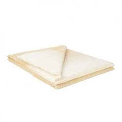 Brun De Vian-Tiran Plaids Plaid Fin Doux En Laine Jaune Moutarde 150x200 Cm -Plaids Soldes plaid fin doux en laine jaune moutarde 150x200 cm 2