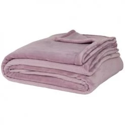 Maisons Du Monde Plaids Plaid Flanelle Uni Vieux Rose 150x230 -Plaids Soldes plaid flanelle uni vieux rose 150x230 1000 1 9 227682 2