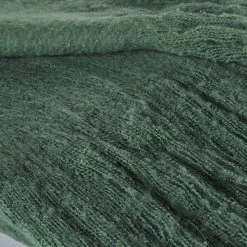 Maisons Du Monde Plaids Plaid Gratté Vert Sapin à Franges 150x200 -Plaids Soldes plaid gratte vert sapin a franges 150x200 1000 1 0 222548 3