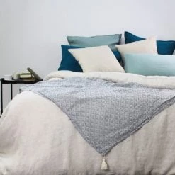 Garnier Thiebaut Plaids Plaid Gris 155X130