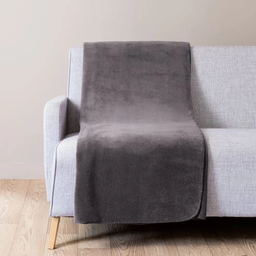 Maisons Du Monde Plaids Plaid Gris Ardoise 150x230 4 Maisons Du Monde Plaids Plaid Gris Ardoise 150x230 – Image 2