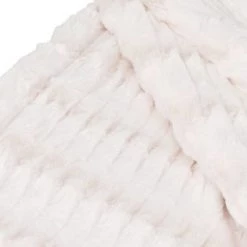 Maisons Du Monde Plaids Plaid Imitation Fourrure Blanc 150x200 -Plaids Soldes plaid imitation fourrure blanc 150x200 1000 8 35 228692 3