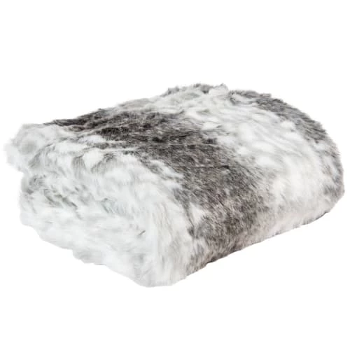 Maisons Du Monde Plaids Plaid Imitation Fourrure Grise 150x180 6 Maisons Du Monde Plaids Plaid Imitation Fourrure Grise 150x180 – Image 4