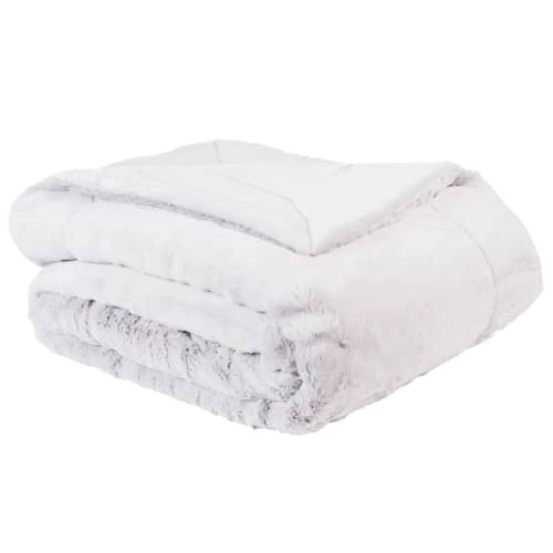 Maisons Du Monde Plaids Plaid Imitation Fourrure Grise 150x180 4 Maisons Du Monde Plaids Plaid Imitation Fourrure Grise 150x180 – Image 2